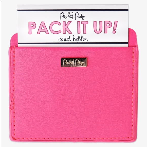 Packed Party Mimosa Money Scalloped Card Holder